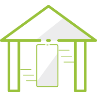 Porch door icon